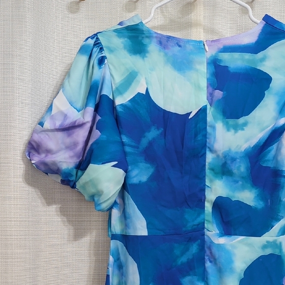 Blue Floral Dress - Picture 10 of 16